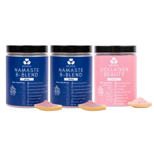 Australian Superfood Blends - Hair & Collagen Bundle Set (240G x 3)