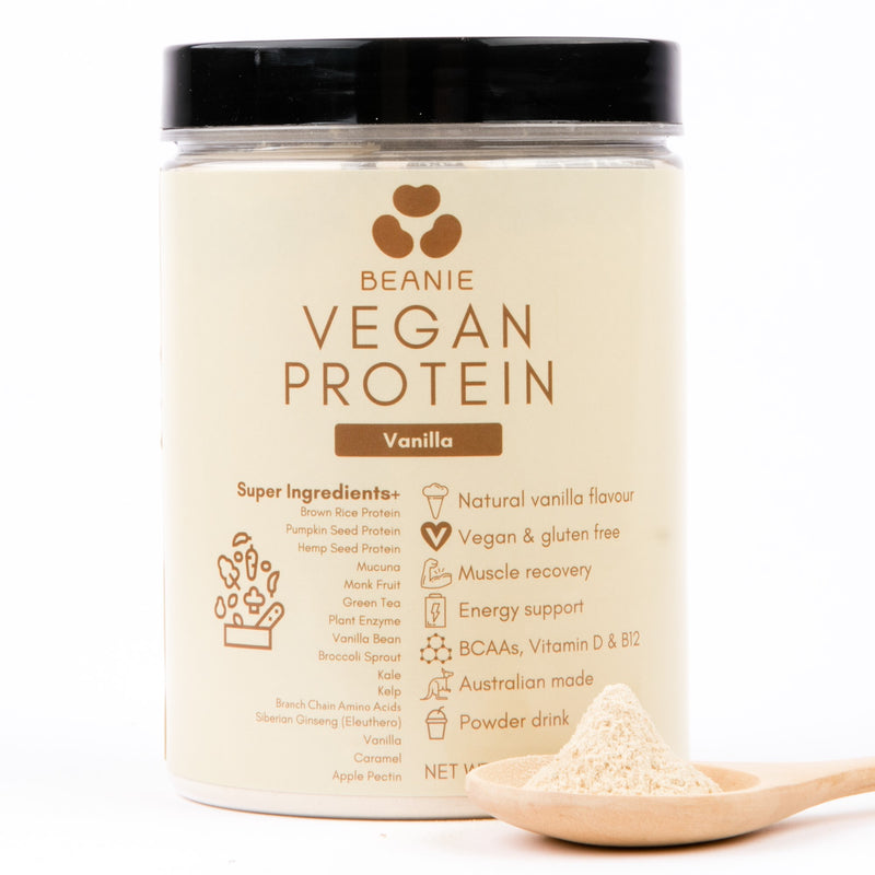 Australian Vegan Protein Powder - 17 Superfood Blends - Vanilla