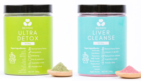 Australian Ultra Detox Powder & Australian Liver Cleanse Powder Bundle Set (240g x 2)